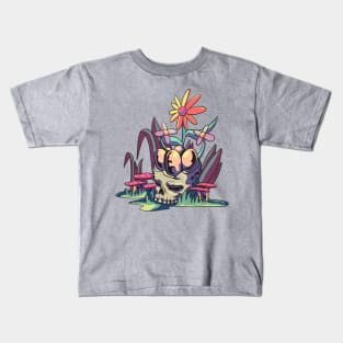 Egg on The Skull head Kids T-Shirt